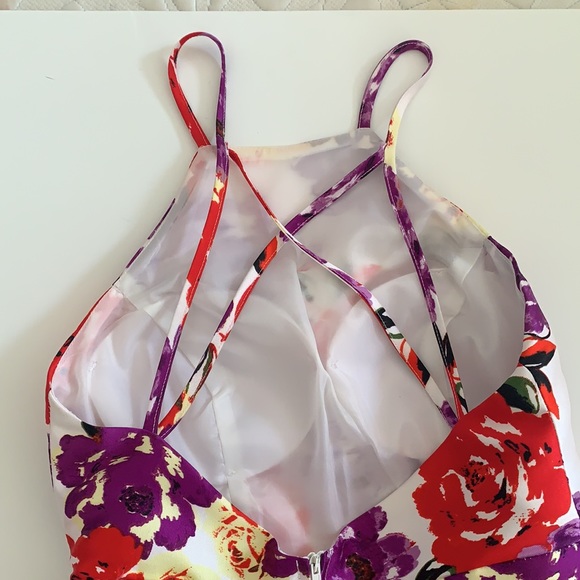 B. Darlin Spaghetti strap Floral Dress - Picture 10 of 10